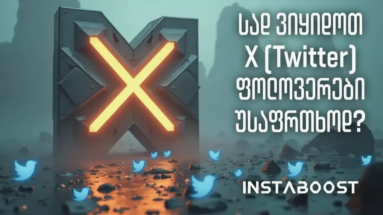 სად ვიყიდოთ X (Twitter) ფოლოვერები უსაფრთხოდ?