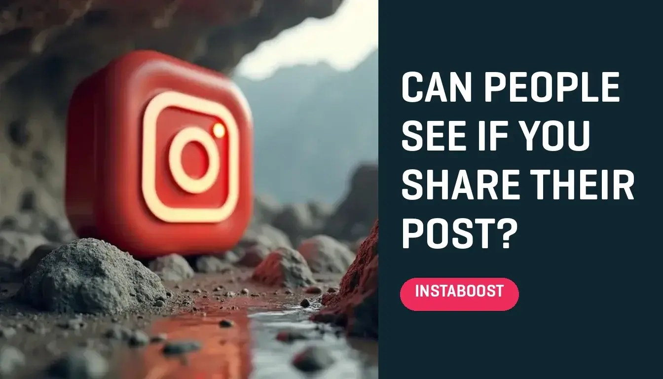 Can someone see if you share their Instagram post?